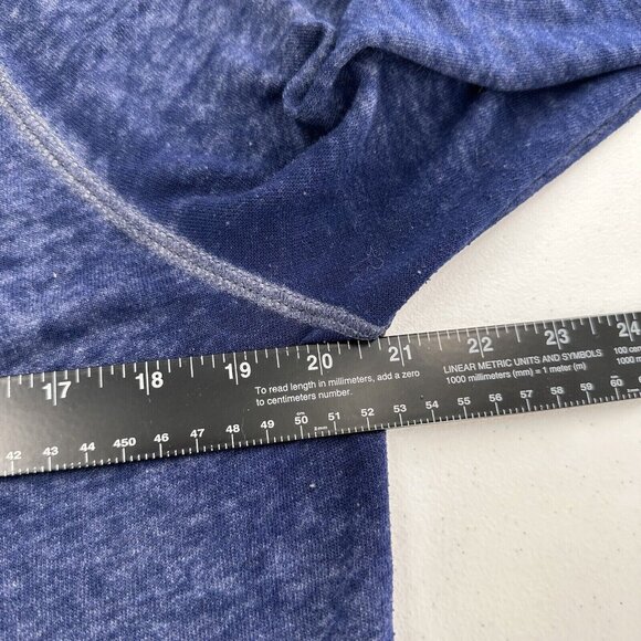 Zoe & Liv Radiate Love Blue Long Sleeve Raglan Pullover Sweater M Graphic - Picture 6 of 6